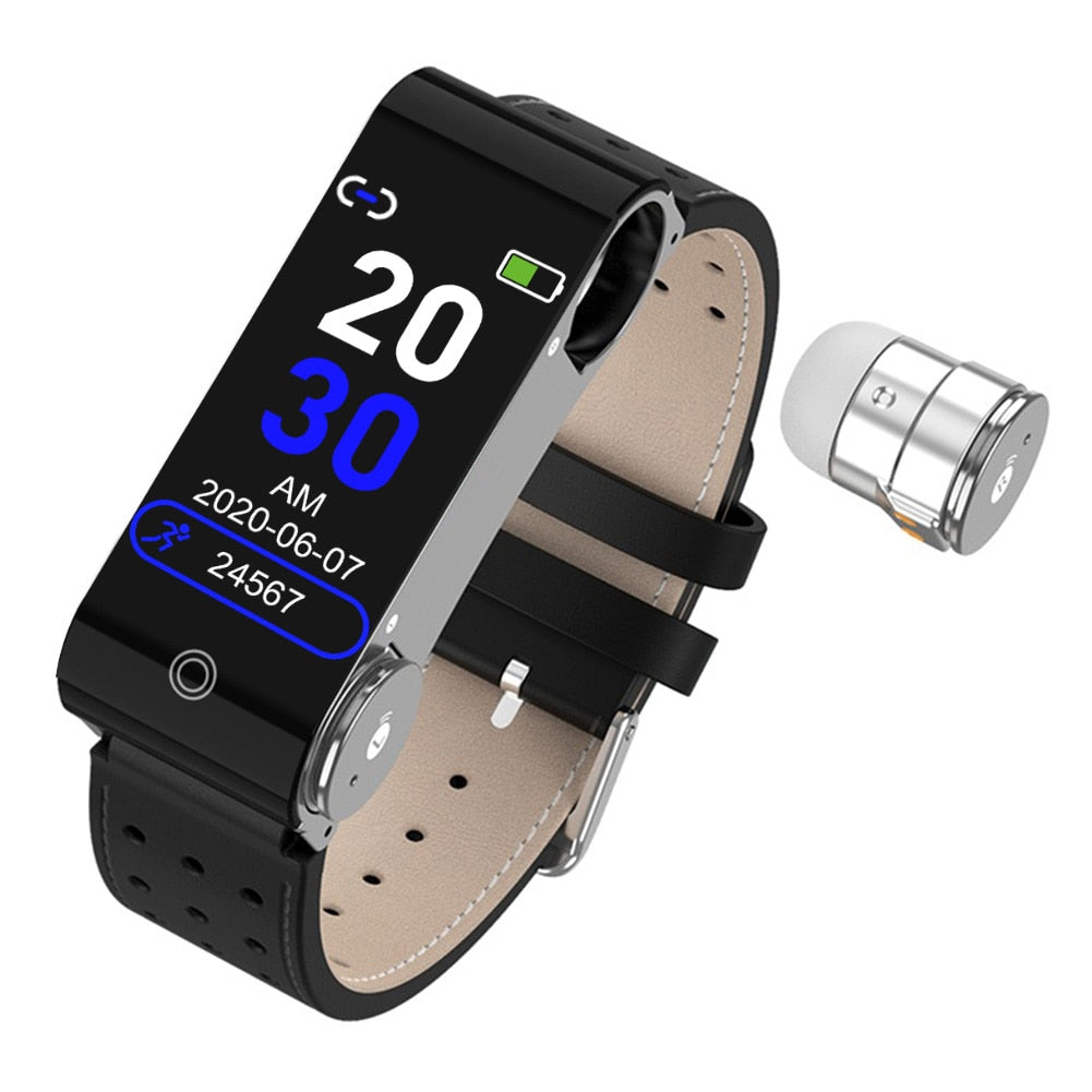 Bluetooth Wireless Earphone with Smart watch Bracelet Bluetooth Wireless Earphone with Smart watch Bracelet